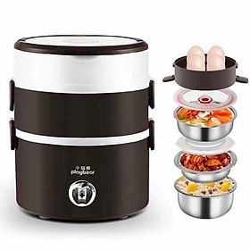 Mua NỒI CƠM ĐIỆN MINI 3 TẦNG INOX - HỘP CƠM ĐIỆN