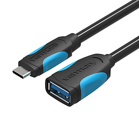 Mua Cáp chuyển đổi USB 3.0 sang Type-C OTG (Female to Male) dài 25cm Vention VAS-A51-B025 - Hàng chính hãng