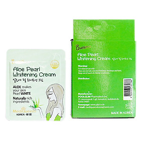 Bộ 8 Gói Kem Dưỡng Da Tinh Chất Nha Đam MediQueens Aloe Pearl Whitening Cream Hàng Nhập Khẩu Chính Hãng (40g)