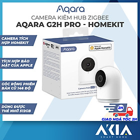 Camera Aqara G2H, Full HD 1080p, hỗ trợ Apple HomeKit, tích hợp Hub Zigbee - Trắng Pro - Quốc tế