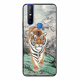 Ốp Lưng in cho Vivo V15 Mẫu Nền Hổ Mẫu 3 - Hàng Chính Hãng