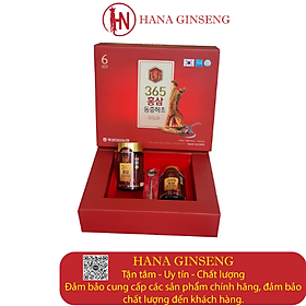 Cao hồng sâm Đông trùng hạ thảo 365 Gold hộp 2 lọ