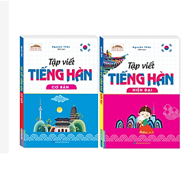 Download sách Sách - Combo Tập viết tiếng Hàn cơ bản + Tập viết tiếng Hàn hiện đại (2 cuốn)