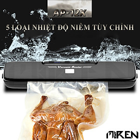 Mua Máy Hút Chân Không Thực Phẩm Vacumm Sealer Đa Năng Hàn Miệng Túi Cao Cấp – 3 Chế Độ Ướt  Khô  Thủ Công Hút (Vac) & Hàn Miệng Túi (Seak) MR- AP12X. Hàng Chính Hãng