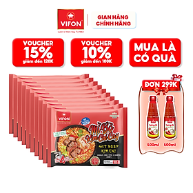 Thùng 24 gói mì bò kim chi cay vifon 105g / gói