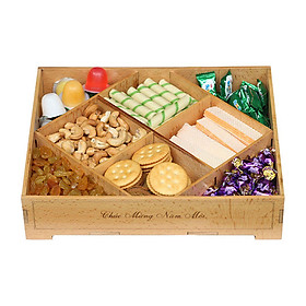 HỘP ĐỰNG BÁNH KẸO TẾT NHATVYWOOD NV3075
