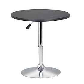 Mua Bàn bar cao 1m1 tròn 60cm màu đen chân bàn tăng giảm độ cao nhập khẩu TB2105-06W đẹp sang trọng linh động ở HCM 