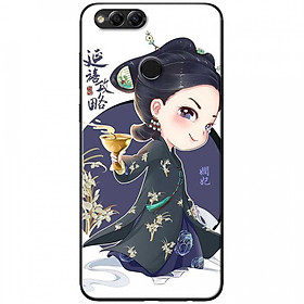 Ốp lưng dành cho Honor 7X mẫu Cô gái Trung Hoa chibi