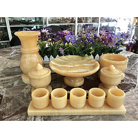 Mua Bộ đồ thờ cúng đá ngọc hoàng long