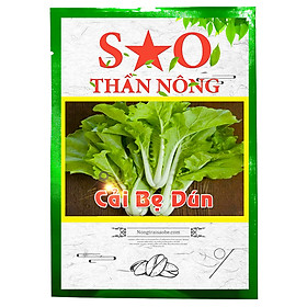 Hạt giống cải bẹ dún cao sản - Hạt giống rau Sao Thần Nông
