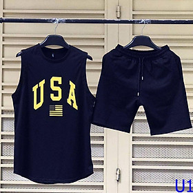 SET ĐỒ BỘ THUN LẠNH NAM VẢI CO GIÃN TỐT (USA)