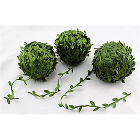 Mua Cuộn lá cây giả dài 5 mét trang trí vòng hoa  nhà cửa