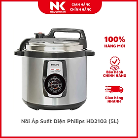Nồi áp suất cơ Philips HD2103 5.0L – Hàng chính hãng