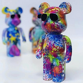 Phim hoạt hình sáng tạo Bearbrick Bluetooth loa bạo lực gấu gấu gấu giá sách trang trí nhà trang trí nhà Giáng sinh màu sắc