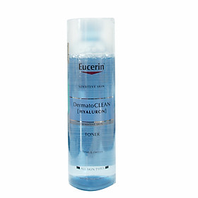 Nước Hoa Hồng Eucerin DermatoCLEAN Hyaluron Toner cho Mọi Loại Da 200 ml
