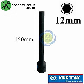Mua Tuýp lục giác đen 12mm Kingtony 407512 loại 1/2 dài 150mm