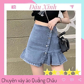 Chân váy jean ngắn có đai eo cao phong cách thời trang cho nữ  Lazadavn