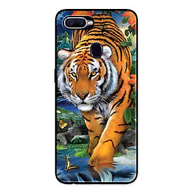 Ốp Lưng in cho Oppo F9 Mẫu Nền Hổ Mẫu 1 - Hàng Chính Hãng