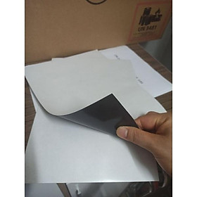 Mua 5 tấm nam châm dẻo A4 có băng keo dùng làm đồ giáo cụ dạy học