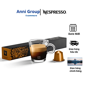 Hộp 10 Viên Nén Cà Phê Nespresso Chính Hãng - Ispirazione Genova Livanto - Nespresso Capsule Livanto - Dành Cho Máy Pha Cà Phê Nespresso, Hương Trái Cây Ngọt Ngào, Quyến 