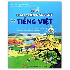 Sách - Bài tập phát triển năng lực môn Tiếng Việt 3 - tập 2 ( kết nối )0