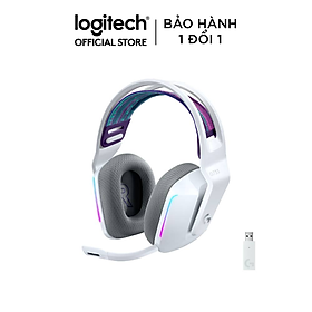 Tai nghe game không dây Lightspeed Logitech G733 - Headband tùy chỉnh, RGB Lightsync, màn loa Pro-G, Mic Blue Voice