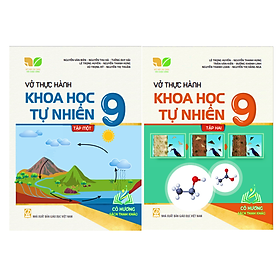 Sách - Combo Vở thực hành khoa học tự nhiên 9 - tập 1 + 2 (Kết nối tri thức với cuộc sống)
