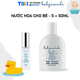 Nước hoa chiết xuất Babycoccole 0M+ - 5ml + 50ml