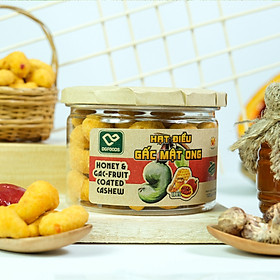 Hạt điều gấc mật ong 120g DGfoods/Honey & gac-fruit coated cashew/Ăn chay được/ HVNCLC/hạt điều bình phước