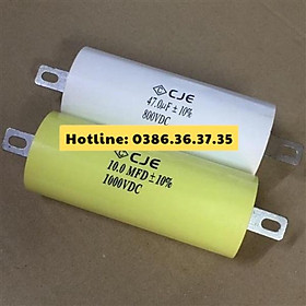 1 Tụ Điện Bảo Vệ Hấp Thụ Dòng Điện Cao Cje 10UF 1000V 47UF 800V IGBT