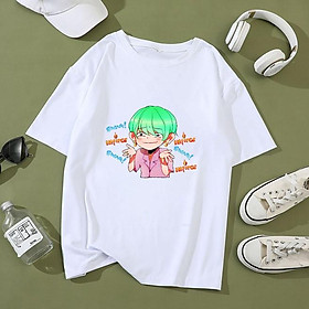 Áo phông in hình chibi SUGA BTS so cute