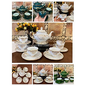 Mua BỘ ẤM CHÉN CAO CẤP VẼ VÀNG– QUÀ TẶNG GỐM SỨ SANG TRỌNG