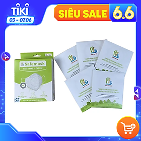 Khẩu Trang Chống Bụi 3D Cao Cấp N96+ (Không Van) Safelife Safemask (Hộp 5 Cái)