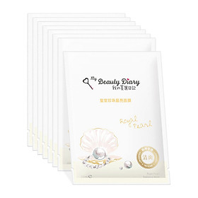 Hộp 8 Miếng My Beauty Diary - Mặt nạ sáng da ngọc trai trắng hoàng gia - Hàng Nội Địa Đài Loan