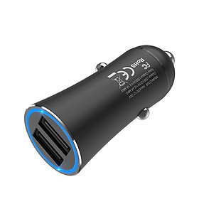 Mua Tẩu Sạc Xe Hơi Hoco Z30A + Tặng Kèm 1 Ghế Đỡ Điện Thoại Đa Năng T2 - Hàng Chính Hãng