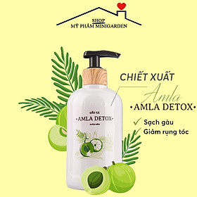 Dầu xả tóc suôn mềm hữu cơ AMLA DETOX LACO – Nuôi dưỡng tóc giúp tóc suôn mềm, óng mượt
