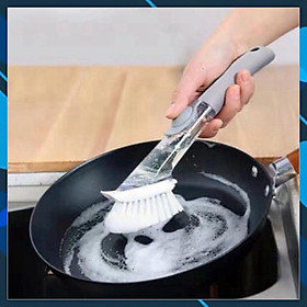 Mua Bàn Chải Cọ Đa Năng Có Ngăn Chứa Dầu Trong Suốt Thông Minh | (TT65)