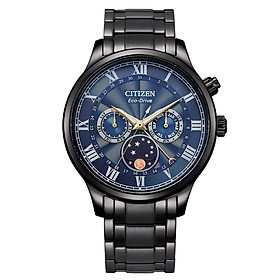 Đồng Hồ Nam Citizen Dây Kim Loại Máy Eco-Drive AP1055-87L - Mặt Xanh (Sapphire)