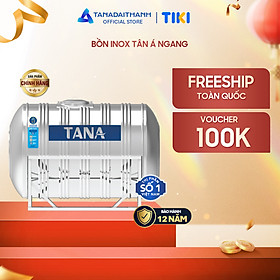 Mua Bồn nước inox Tân Á Đại Thành Ngang (500L  1000L  1500L  2000L)  SUS 304 - Chính hãng  bảo hành 12 năm