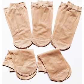 Set 10 đôi tất chân mỏng màu da