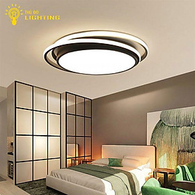 Đèn Mâm Ốp Trần Trang Trí Phòng Khách Phòng Ngủ THỦ ĐÔ LIGHTING Chất Liệu Thép Sơn Tĩnh Điện Đèn LED 3 Chế Độ 977