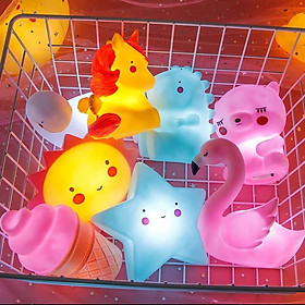 Đèn ngủ kiểu dáng sáng tạo dễ thương trang trí phòng cho bé  kèm pin sẵn