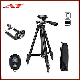 Hình ảnh Chân máy ảnh Tripod 3120 tặng Giá kẹp điện thoại, REMOTE và Túi đựng