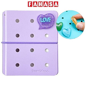 Sổ Còng Mini 80 Trang Kèm Charm Tone Patel - Sworld ST6195-PE - Purple