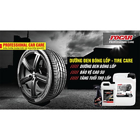 Dung dịch dưỡng đen bóng lốp ô tô Focar Tire Care 5L