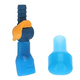 Hydration Backpack Water Bladder Bag Straight Suction Nozzle with Switch + Silicone Mouthpiece
