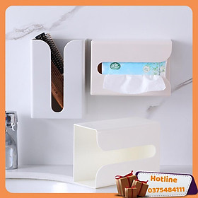 Mua Hộp Đựng Khăn Giấy Dán Tường Tiện Dụng - MàU NgẫU Nhiên - Hàng Loại 1