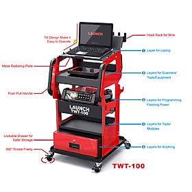 Xe Đẩy Dụng Cụ Đa Năng LAUNCH TWT-100