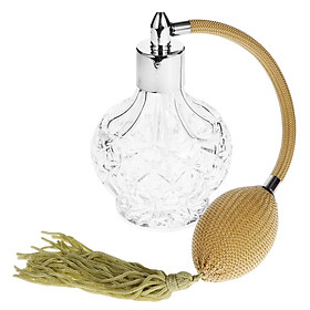 Clear Crystal Perfume Bottle Classic Sprayer Empty Bottle for Outgoing