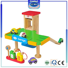 Đồ chơi gỗ Winwintoys - Gara xe hơi 61522